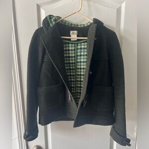 Lacoste Dark Green Jacket with Patterned Lining